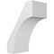 Ekena Millwork 5 1/2-in. W x 8-in. D x 12-in. H Westlake Architectural Grade PVC Knee Brace BRCP055X08X12WTL - alternate 1